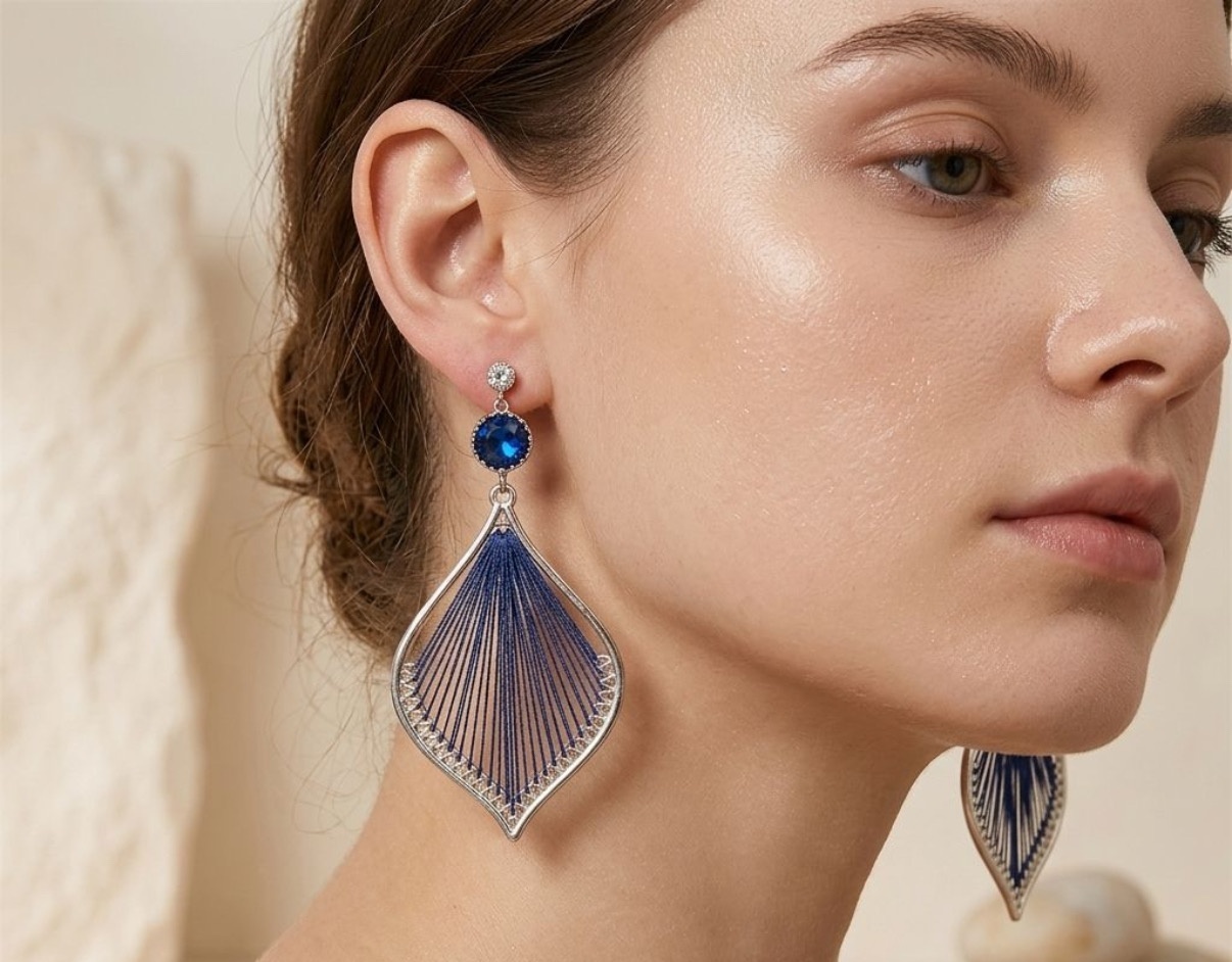 Crystal Earrings - Long Earrings (CRER-105)