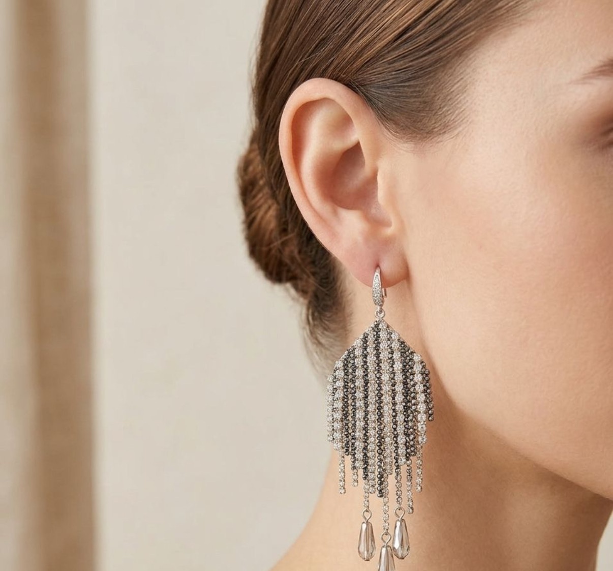Crystal Earrings - Long Earrings (CRER-110)