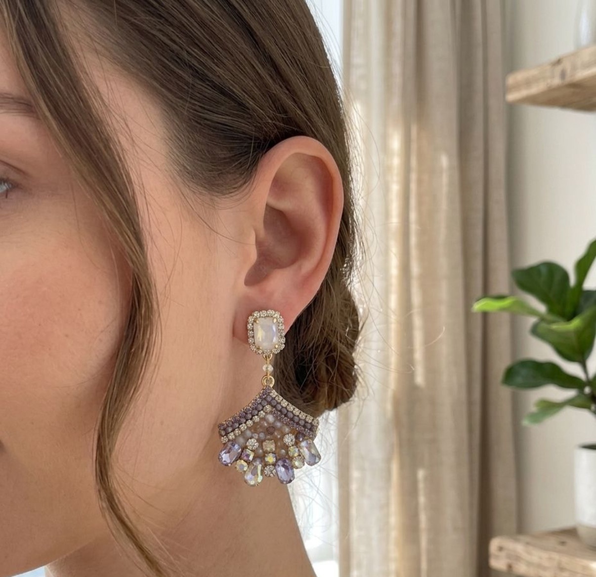 Crystal Earrings - Long Earrings (CRER-124)