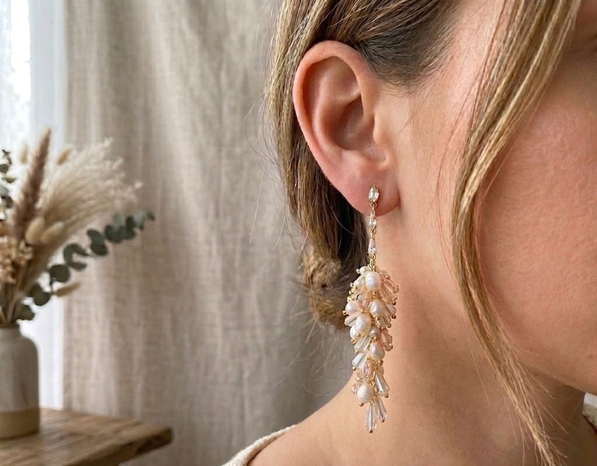 Crystal Earrings - Long Earrings (CRER-126)