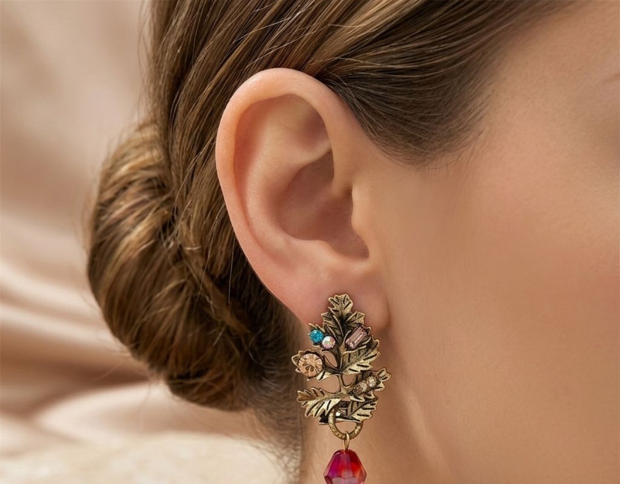 Crystal Earrings - Long Earrings (CRER-133)
