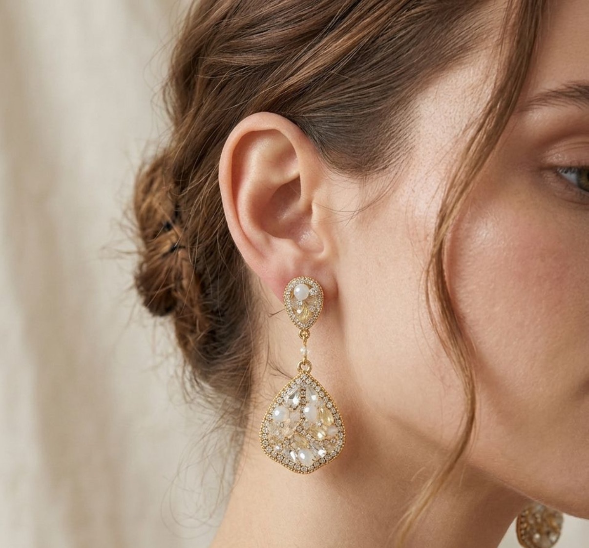 Crystal Earrings - Long Earrings (CRER-134)