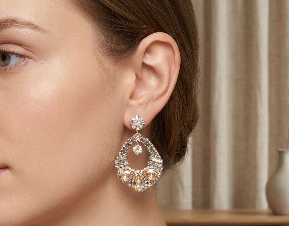 Crystal Earrings - Long Earrings (CRER-144)