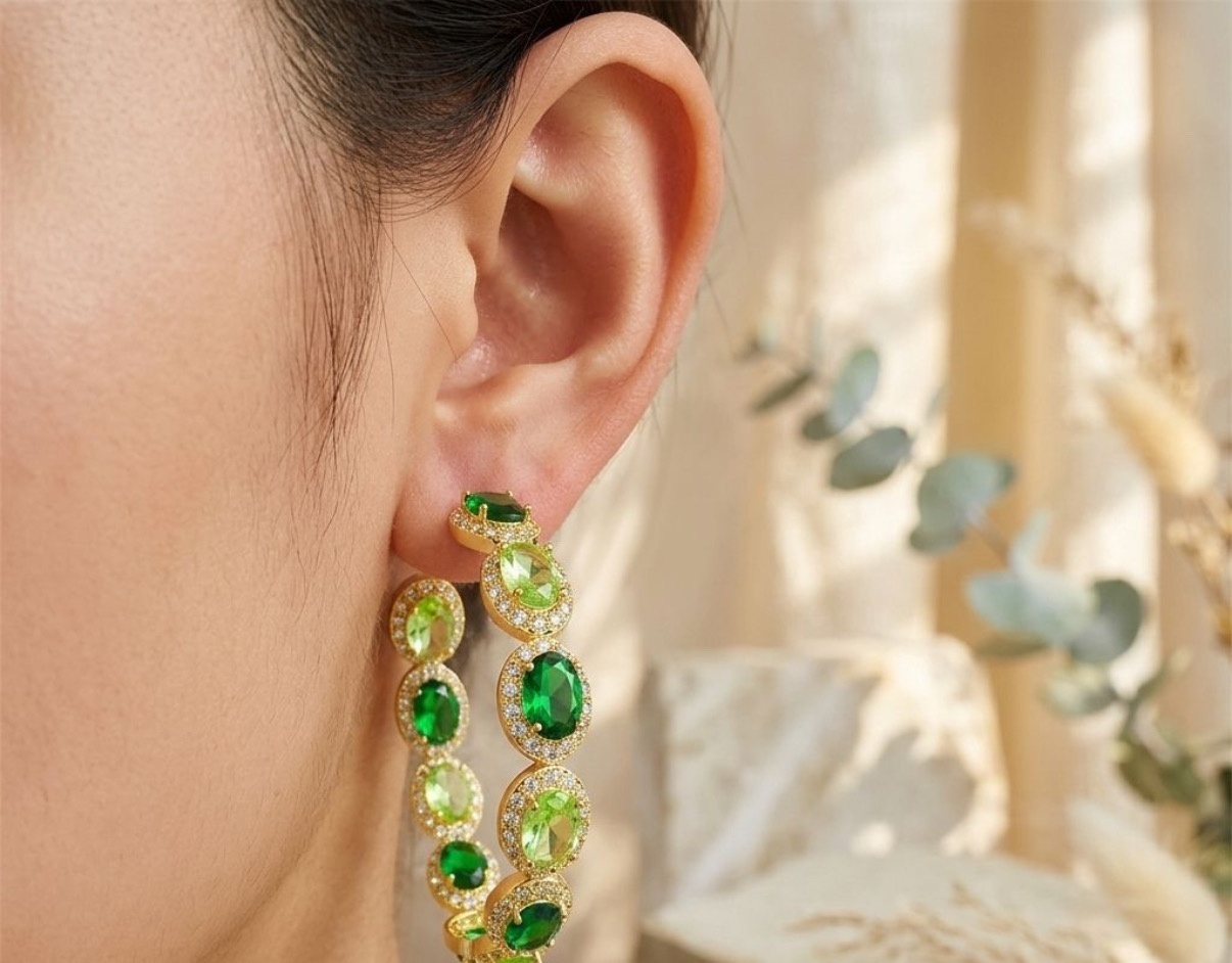 Crystal Earrings - Long Earrings (CRER-149)