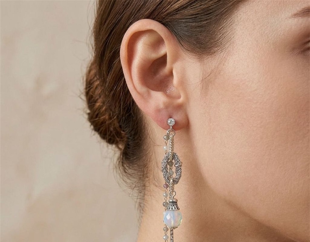 Crystal Earrings - Long Earrings (CRER-155)