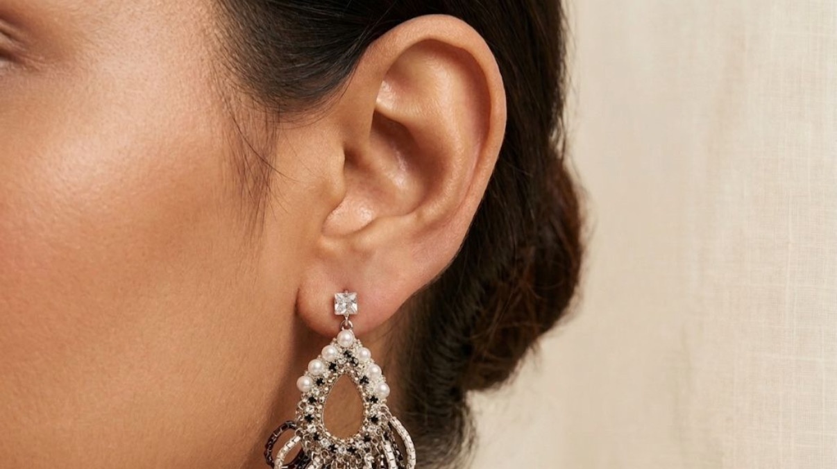 Crystal Earrings - Long Earrings (CRER-70)