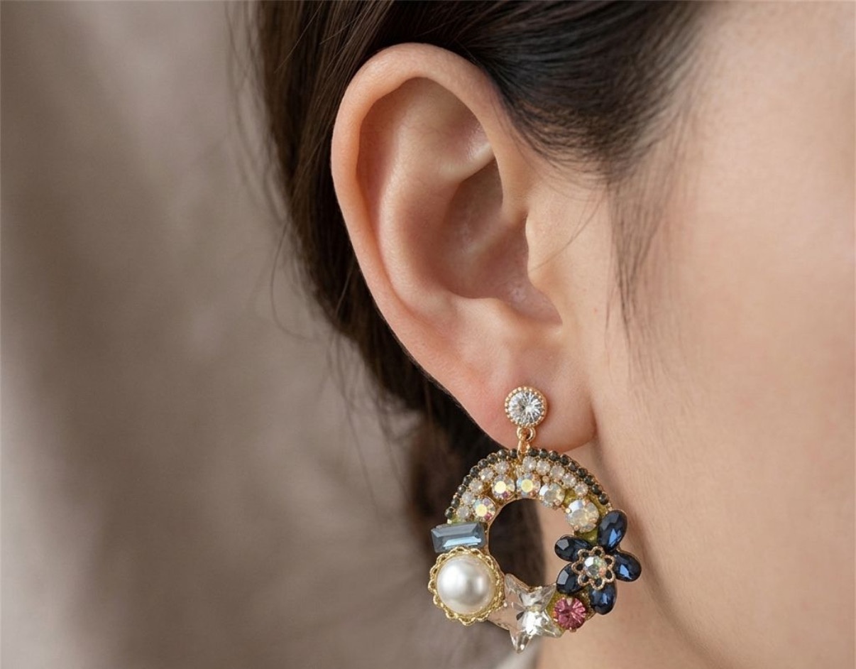 Crystal Earrings - Long Earrings (CRER-81)