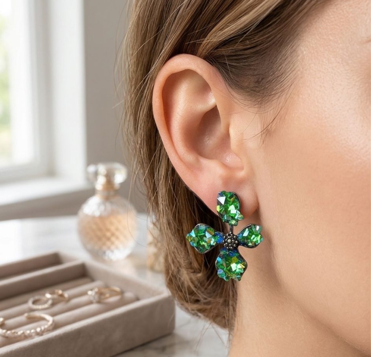 Crystal Earrings - Long Earrings (CRER-84)