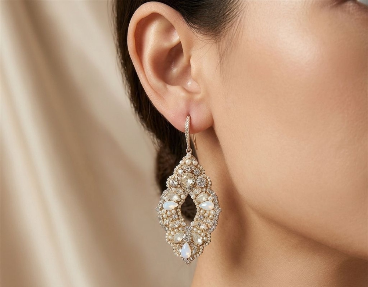 Crystal Earrings - Long Earrings (CRER-97)