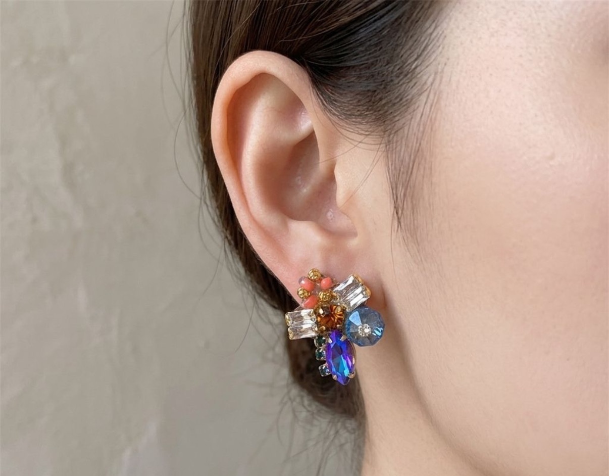 Crystal Earrings - Tops (CRER-15)