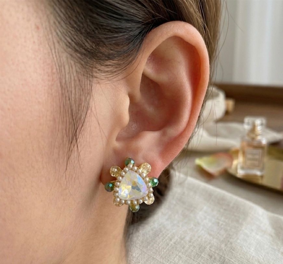 Crystal Earrings - Tops (CRER-2)