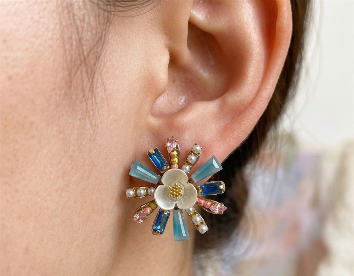 Crystal Earrings - Tops (CRER-22)