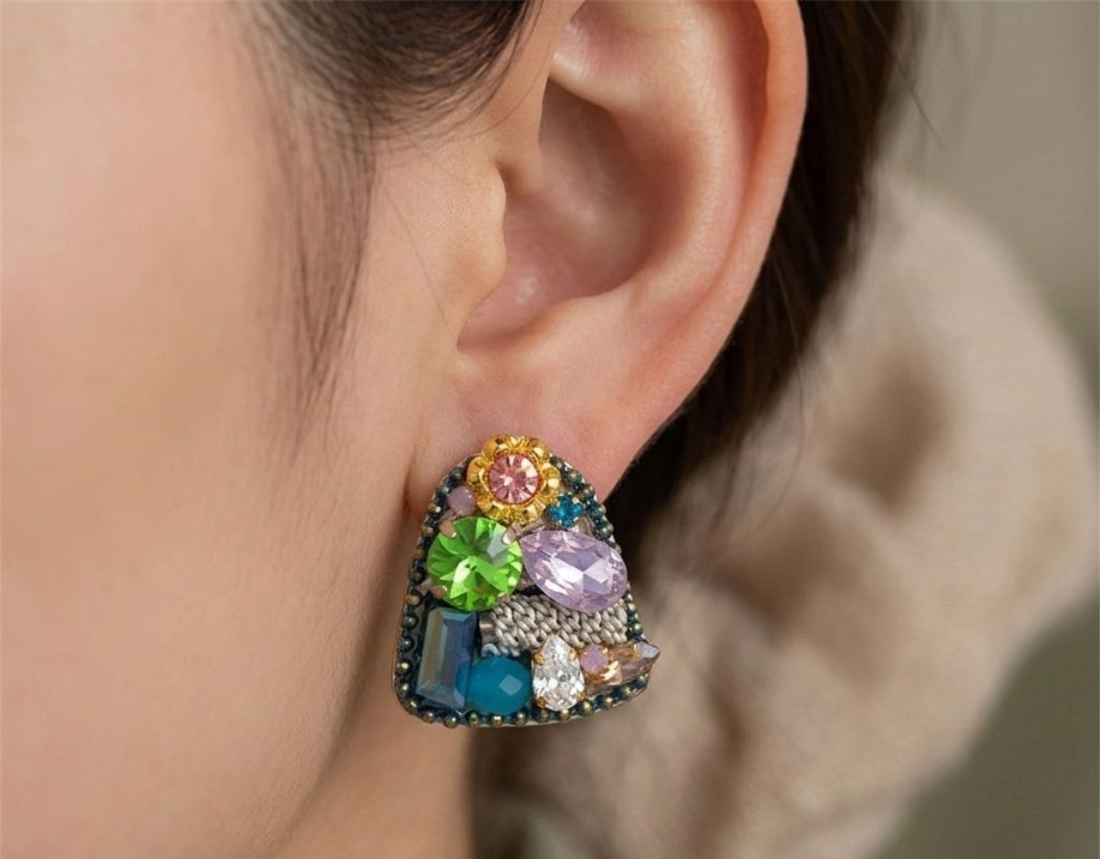 Crystal Earrings - Tops (CRER-23)
