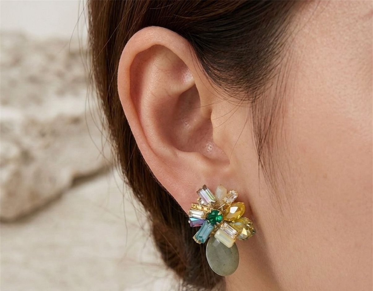 Crystal Earrings - Tops (CRER-3)