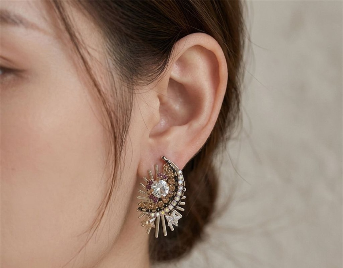 Crystal Earrings - Tops (CRER-39)