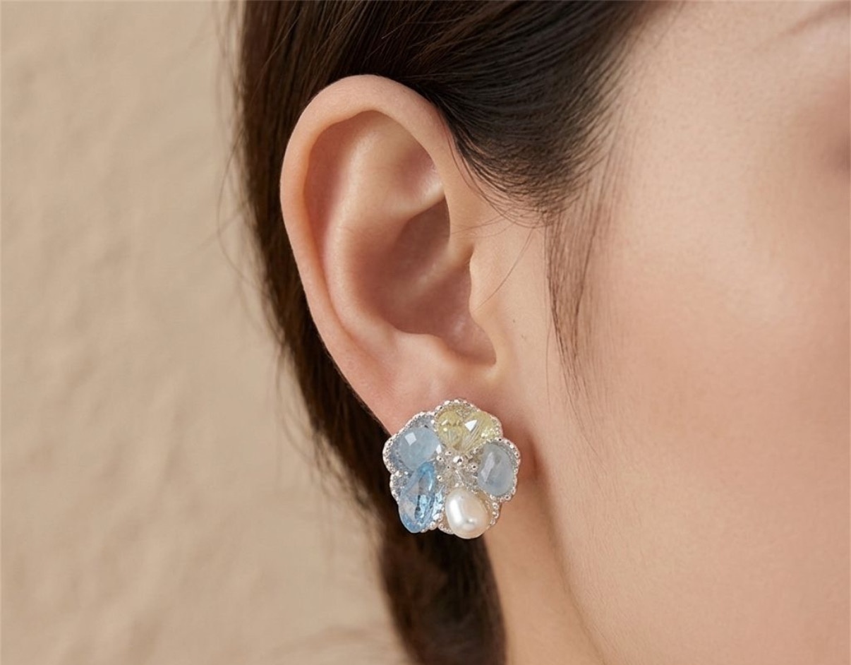 Crystal Earrings - Tops (CRER-50)