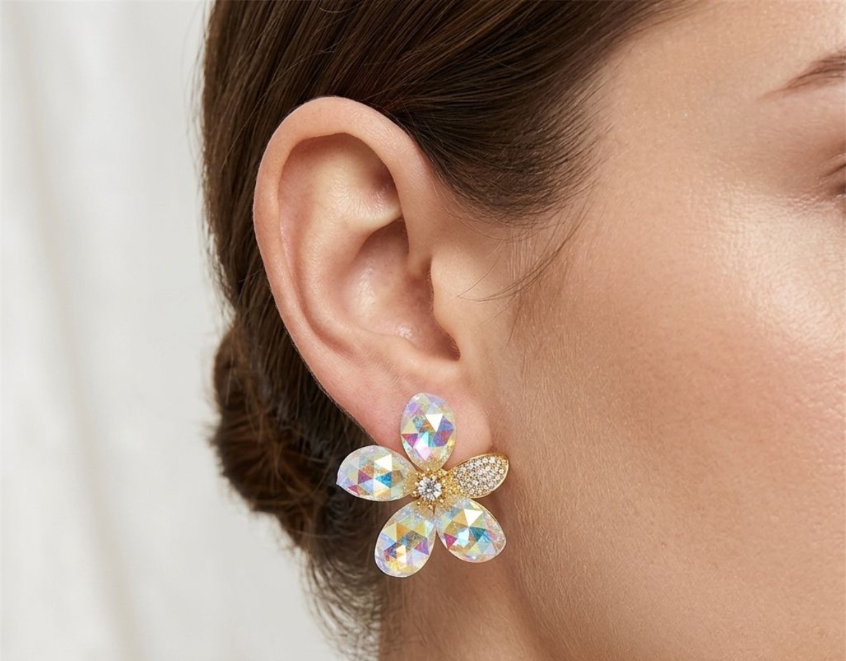 Crystal Earrings - Tops (CRER-52)