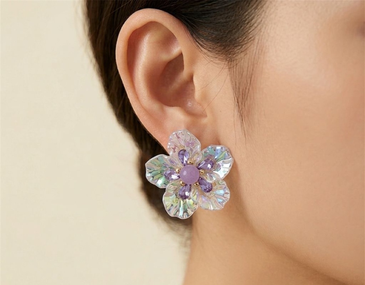 Crystal Earrings - Tops (CRER-69)