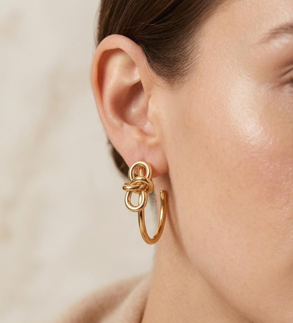 Long Earrings - Golden (FUER-15)