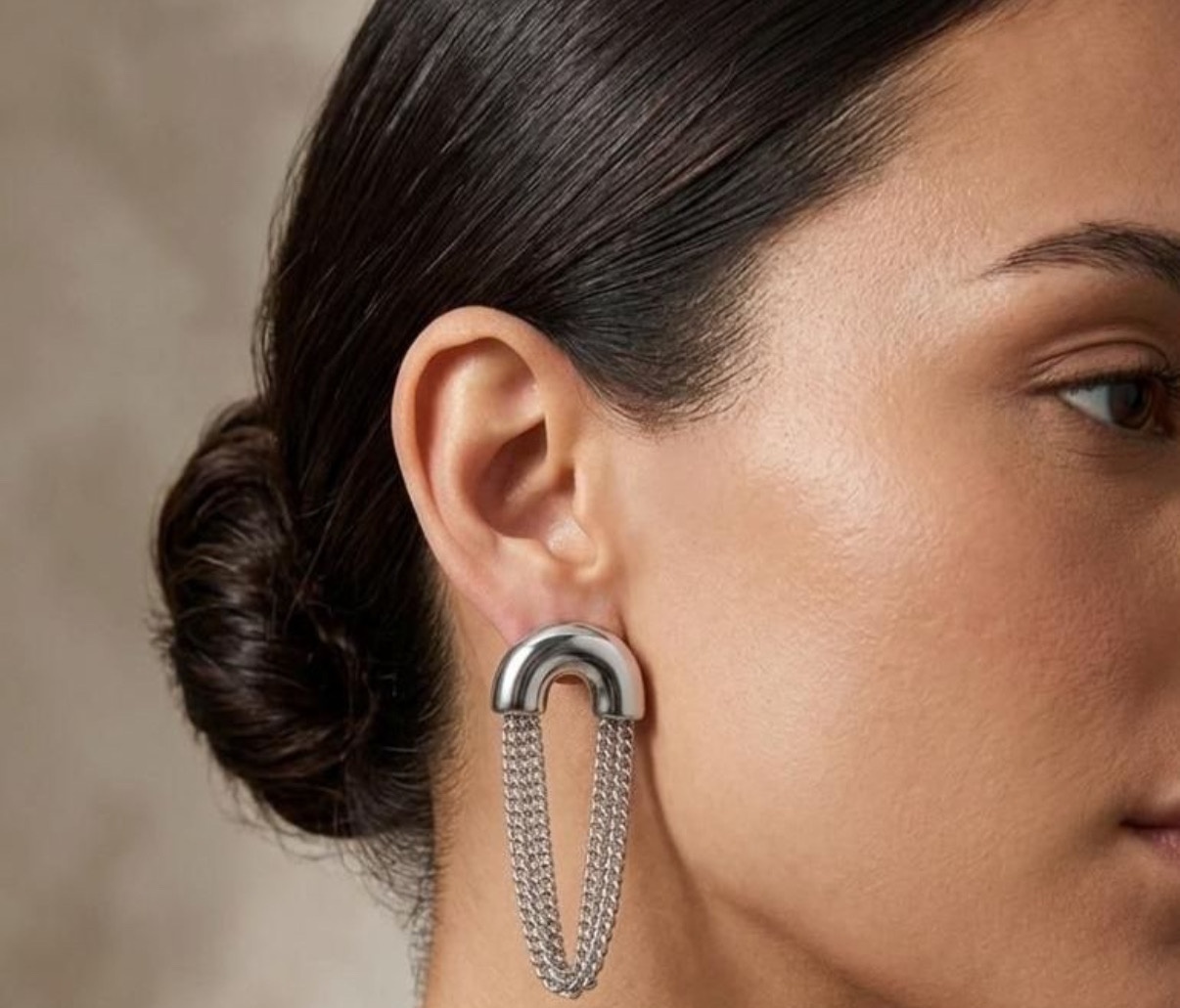 Long Earrings - Silver (FUER-61)