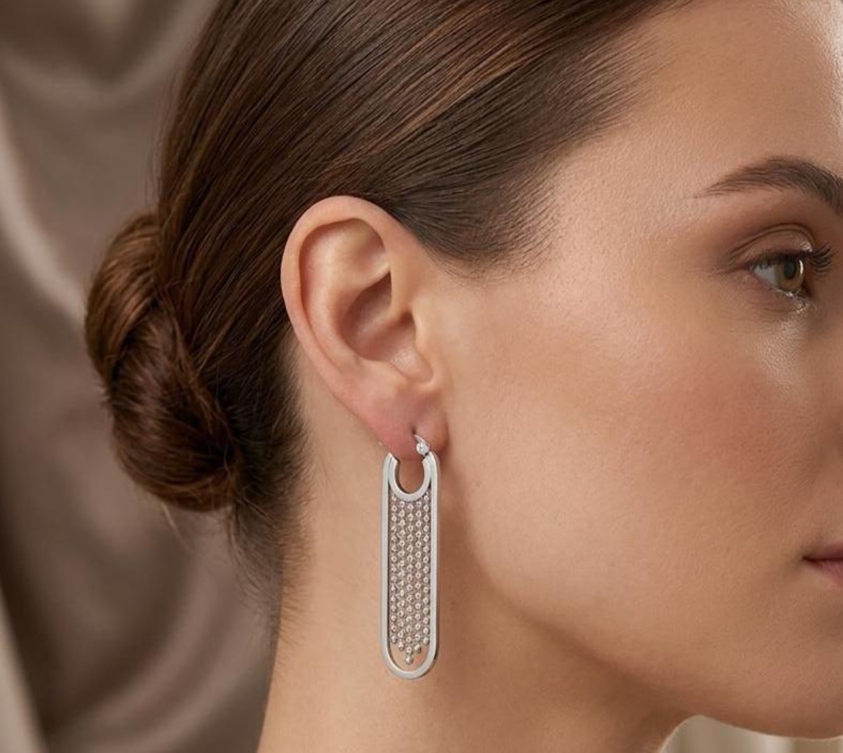 Long Earrings - Silver (FUER-78)