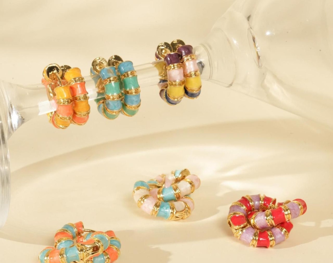 Meenakari Bali Hoops (MBER-3)