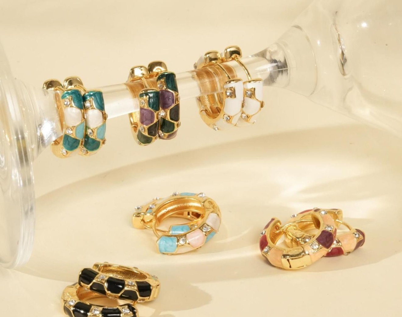 Meenakari Bali Hoops (MBER-9)
