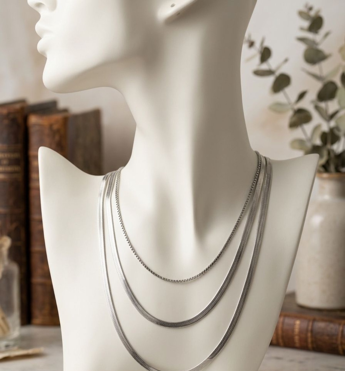 SS Chain Pendants (SSNK-66)
