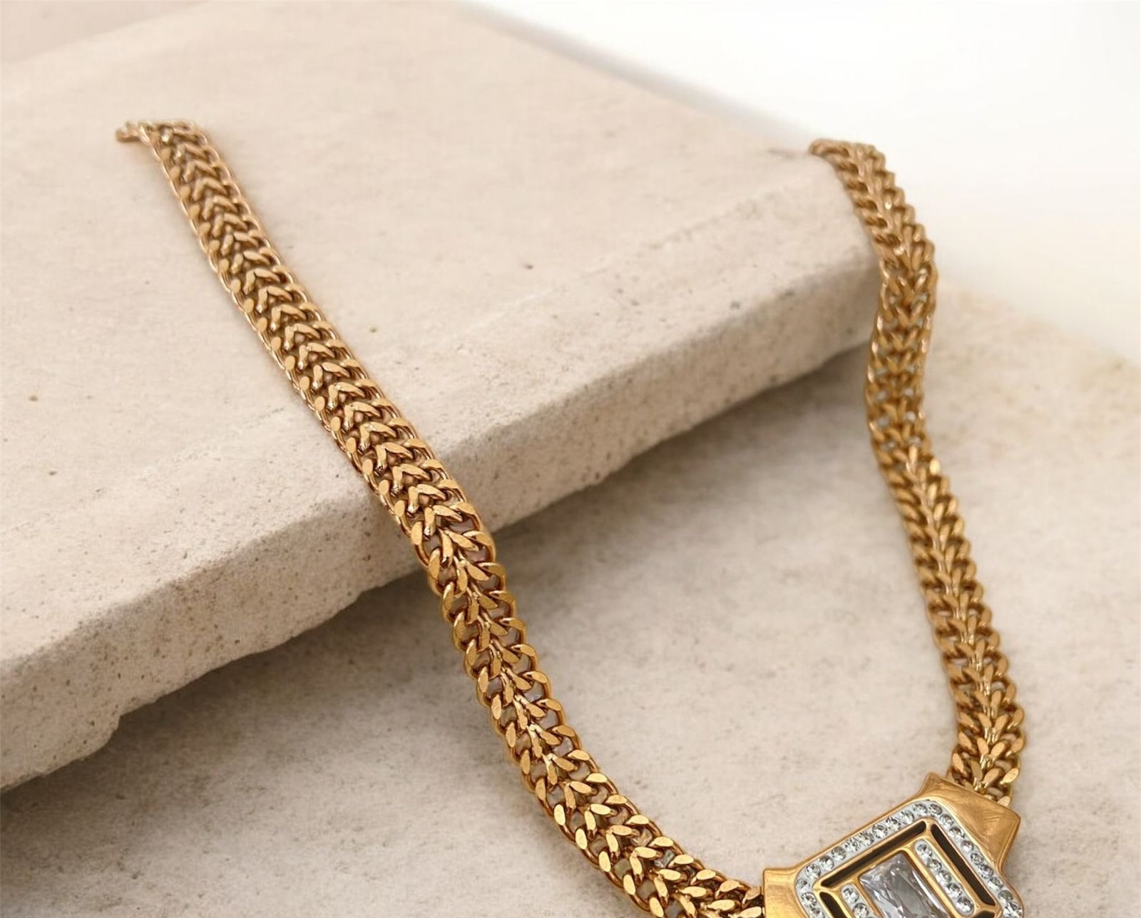 SS Chain Pendants (SSNK-73)