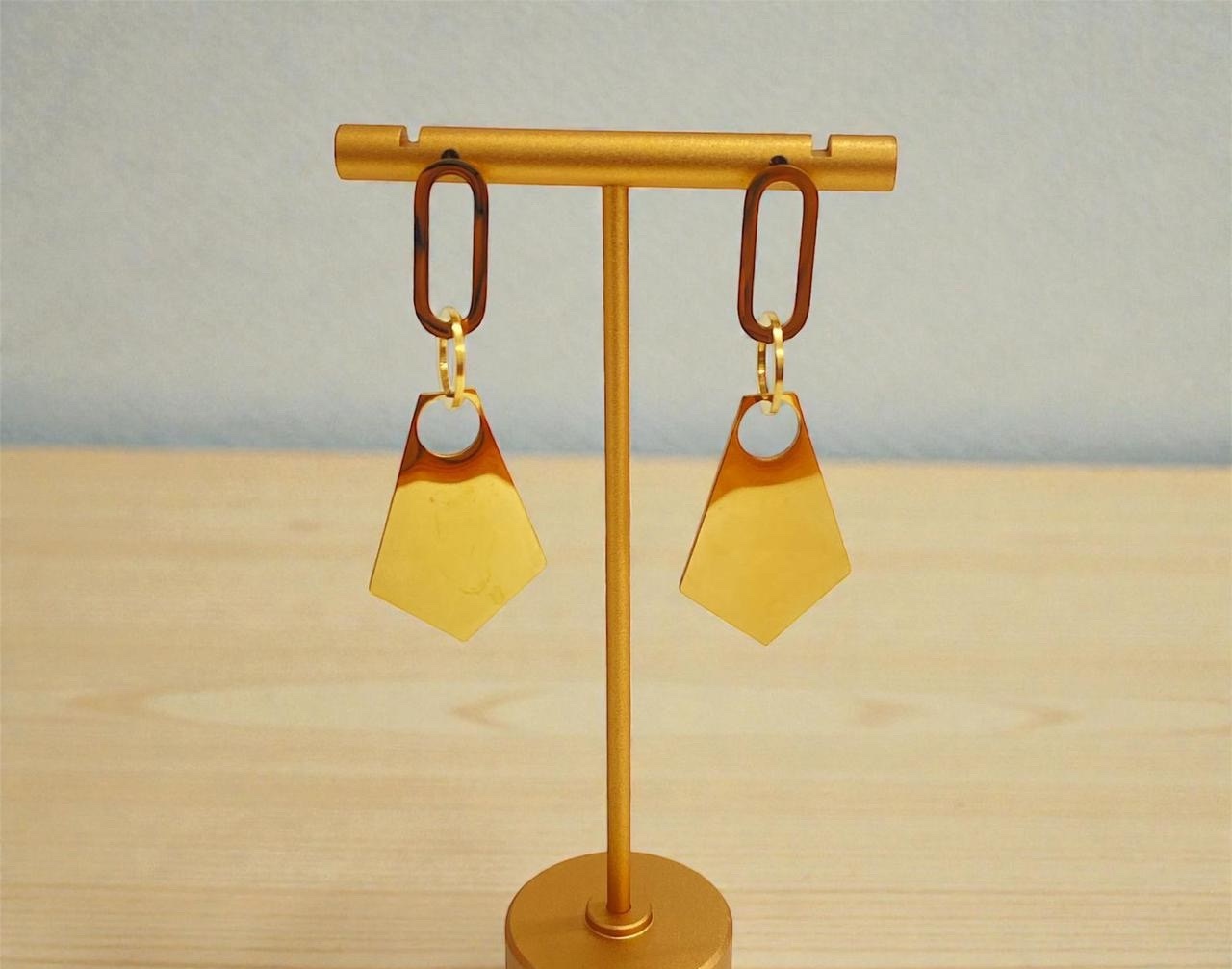 SS Earrings - Rose Gold (REER-113(1))