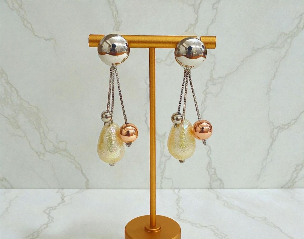SS Earrings - Rose Gold (REER-122)