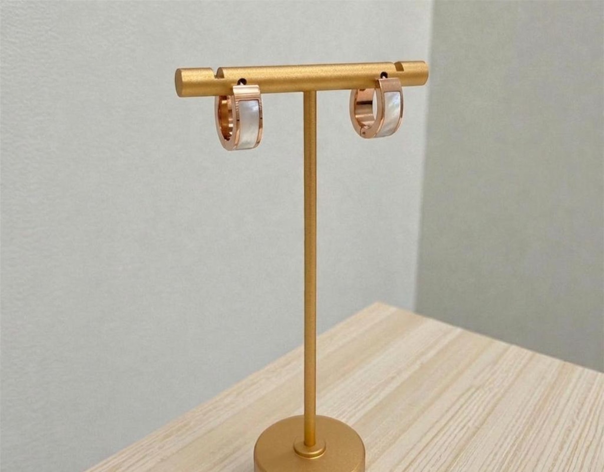 SS Earrings - Rose Gold (REER-126)