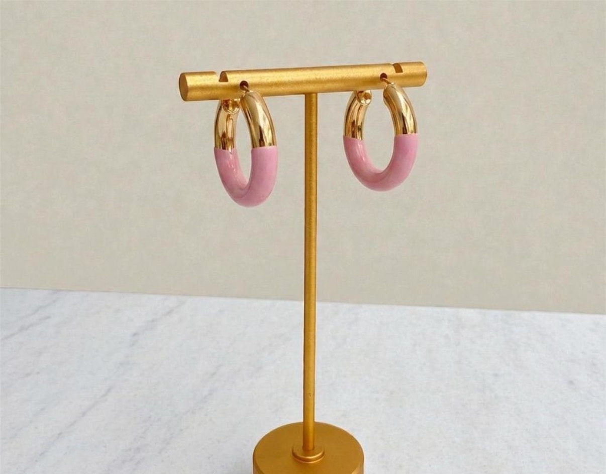 SS Earrings - Rose Gold (REER-127)