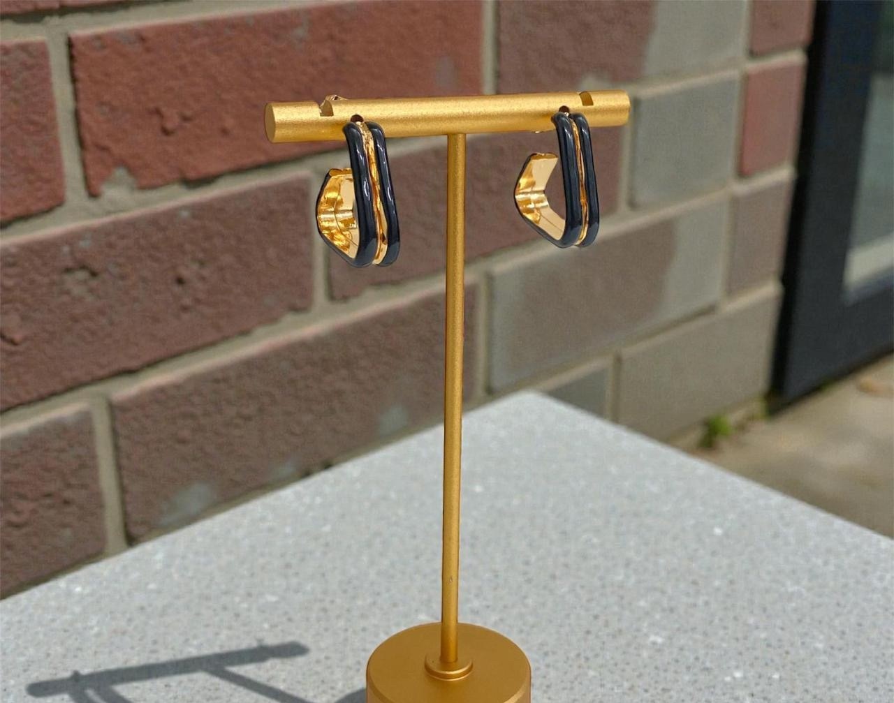 SS Earrings - Rose Gold (REER-128(2))