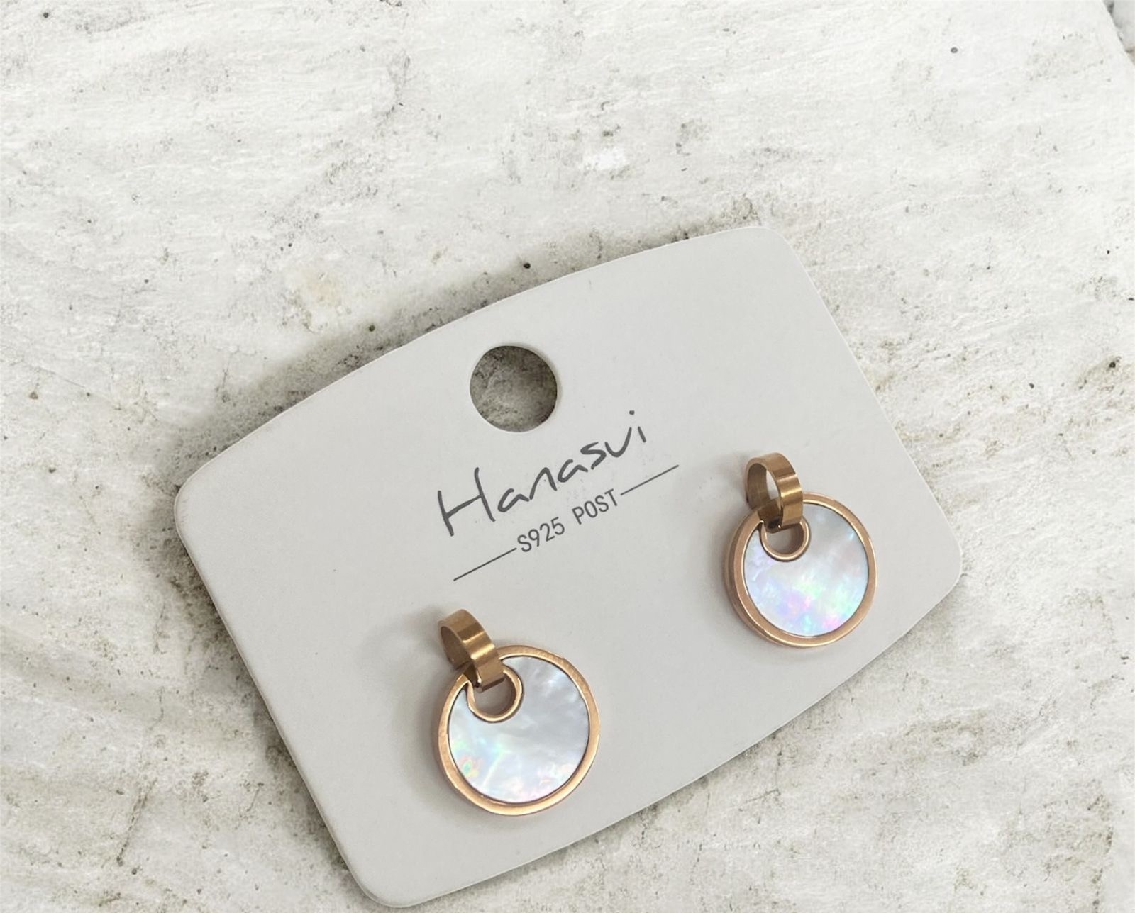 SS Earrings - Rose Gold (REER-44)