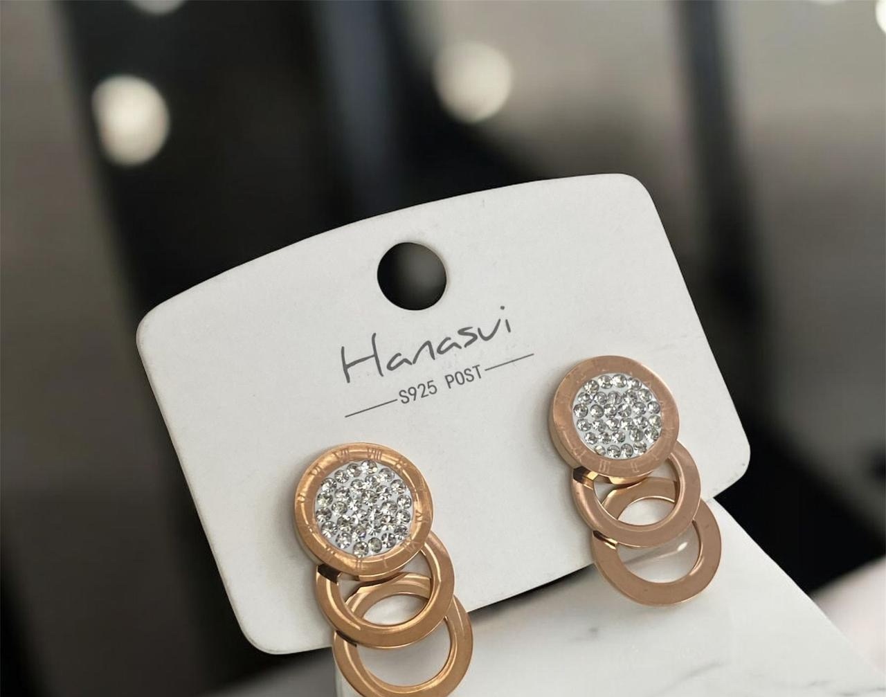 SS Earrings - Rose Gold (REER-53)
