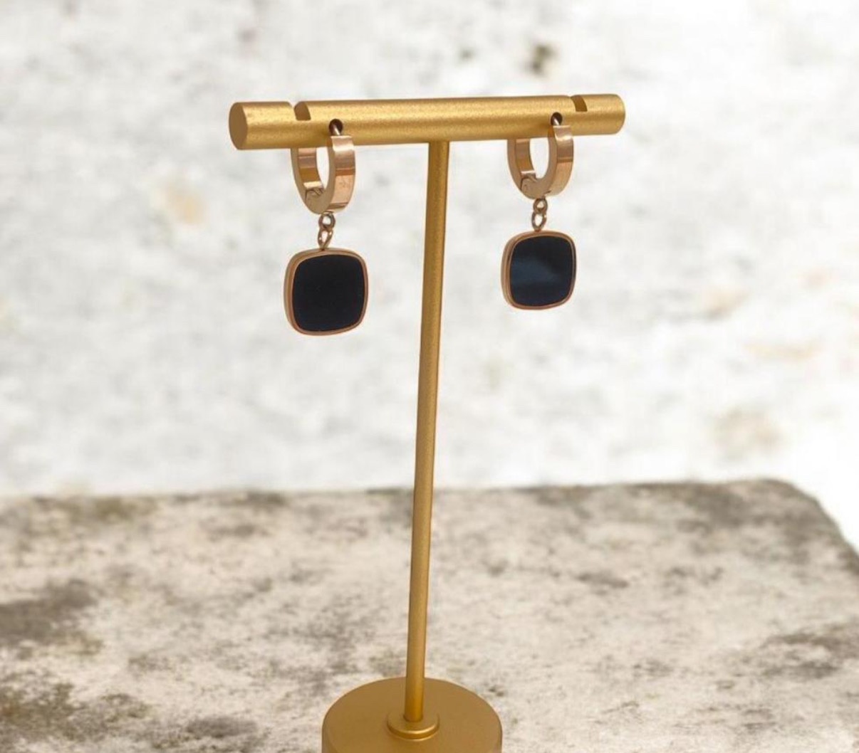 SS Earrings - Rose Gold (REER-57)