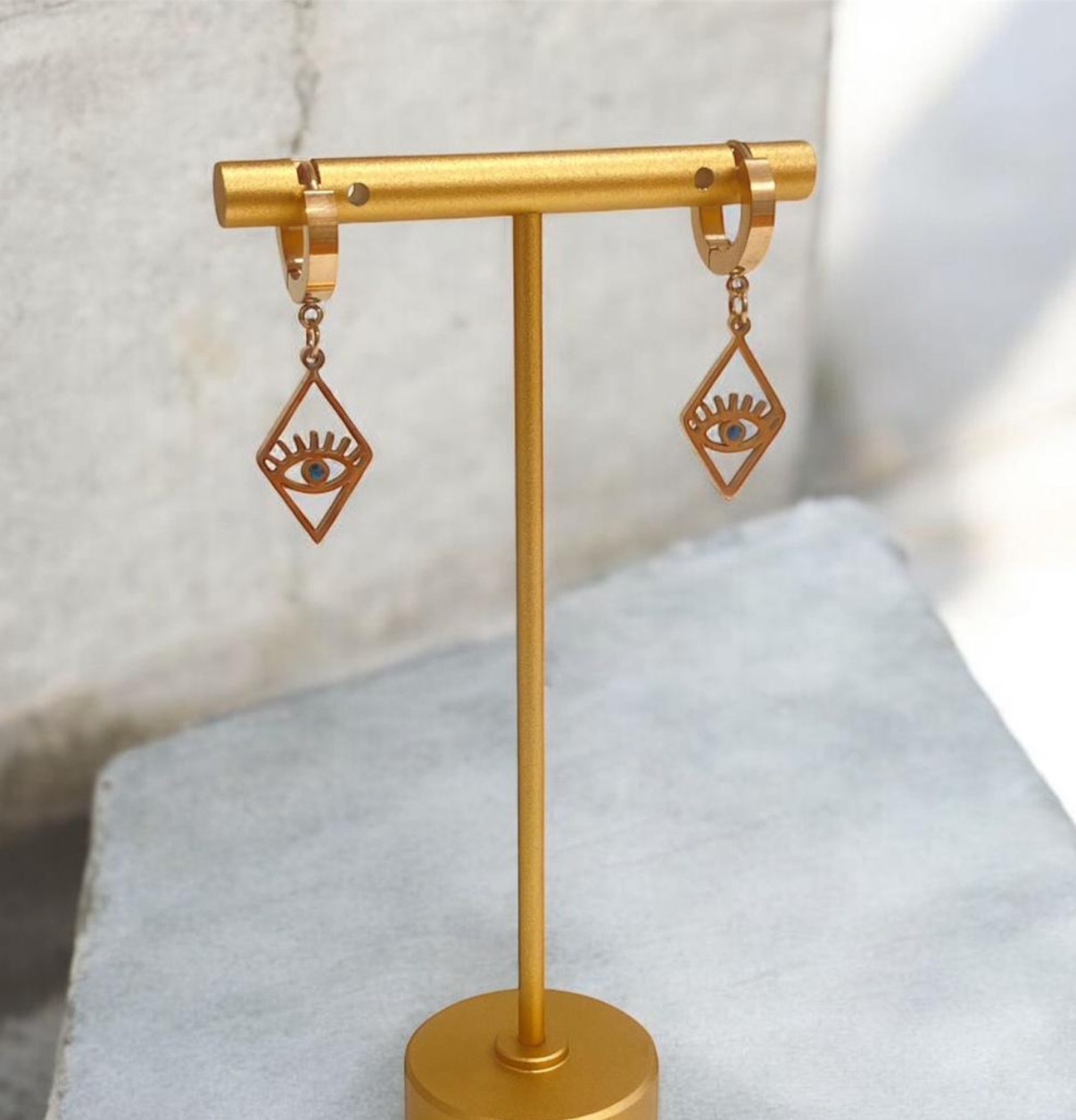 SS Earrings - Rose Gold (REER-60)