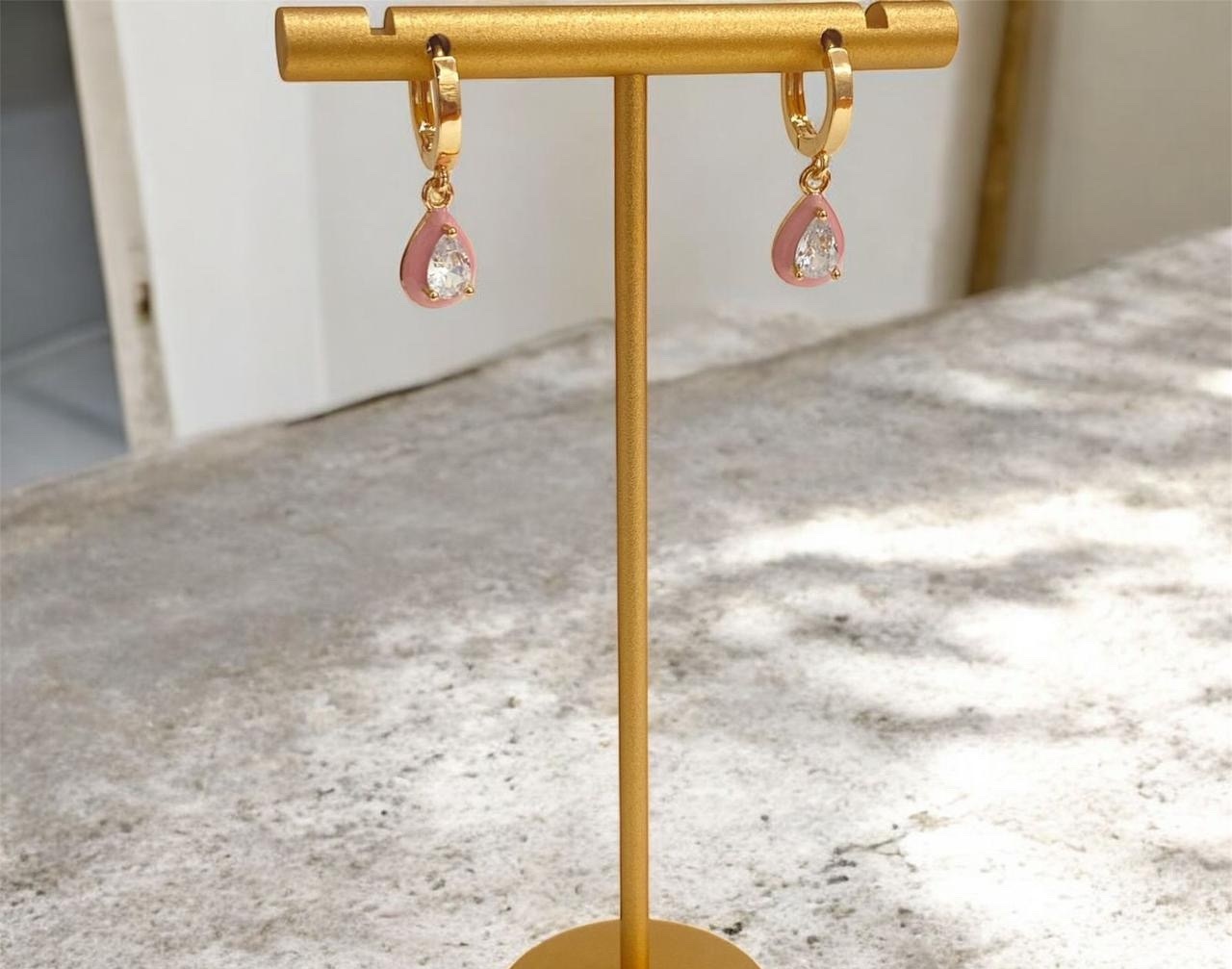 SS Earrings - Rose Gold (REER-68)