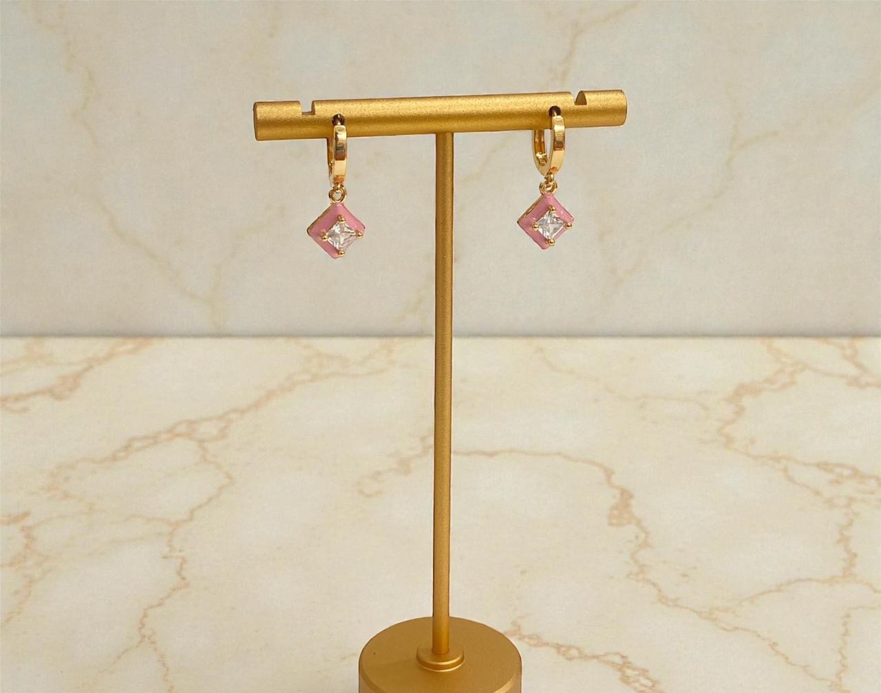 SS Earrings - Rose Gold (REER-74)