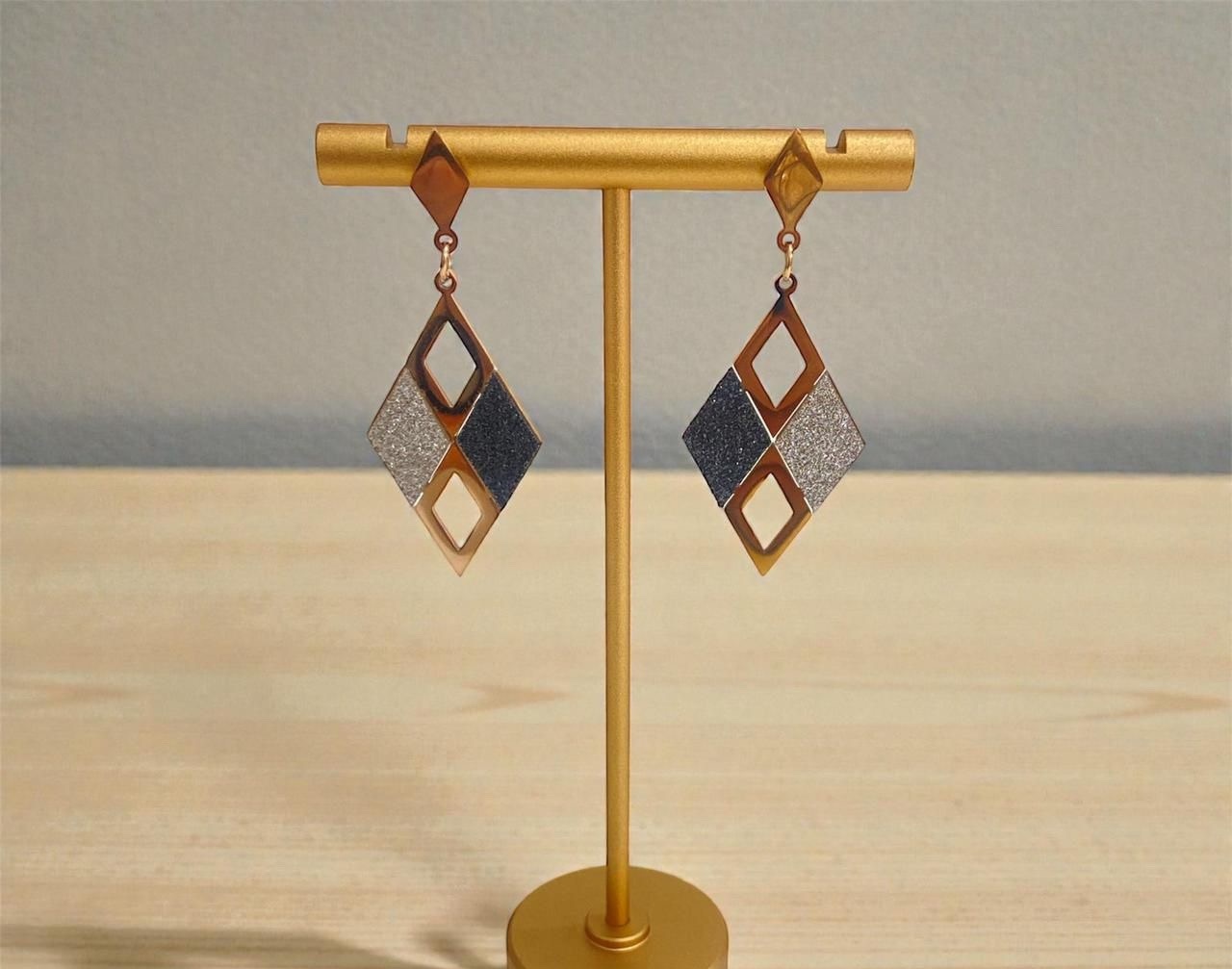 SS Earrings - Rose Gold (REER-81)