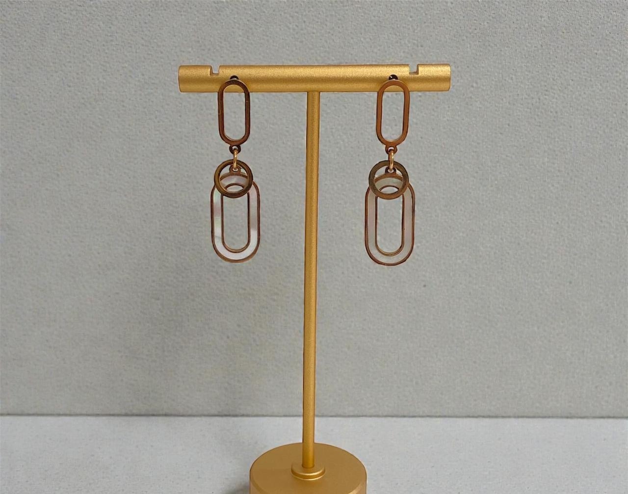 SS Earrings - Rose Gold (REER-97)