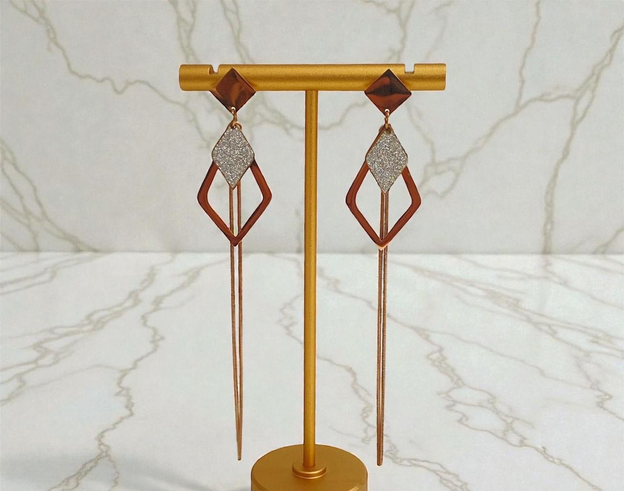 SS Earrings - Rose Gold (REER-99)